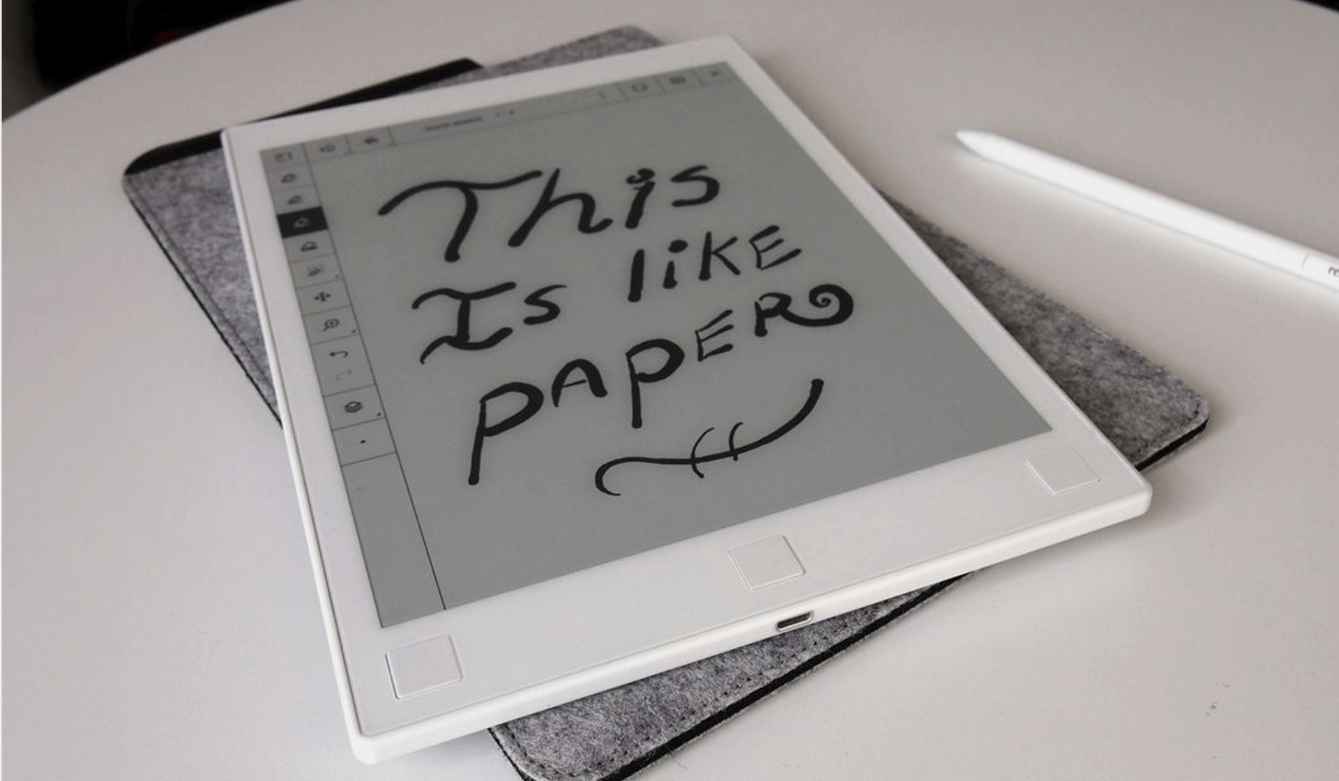 a paper tablet