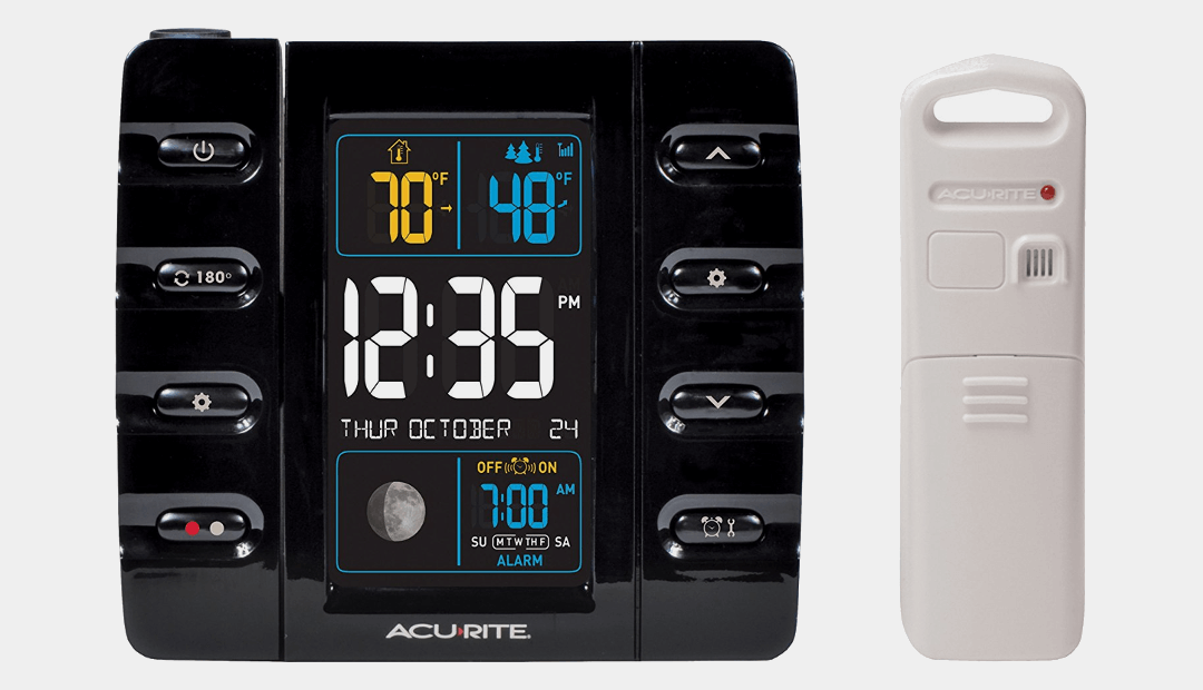 AcuRite Intelli-Time Projection Alarm Clock