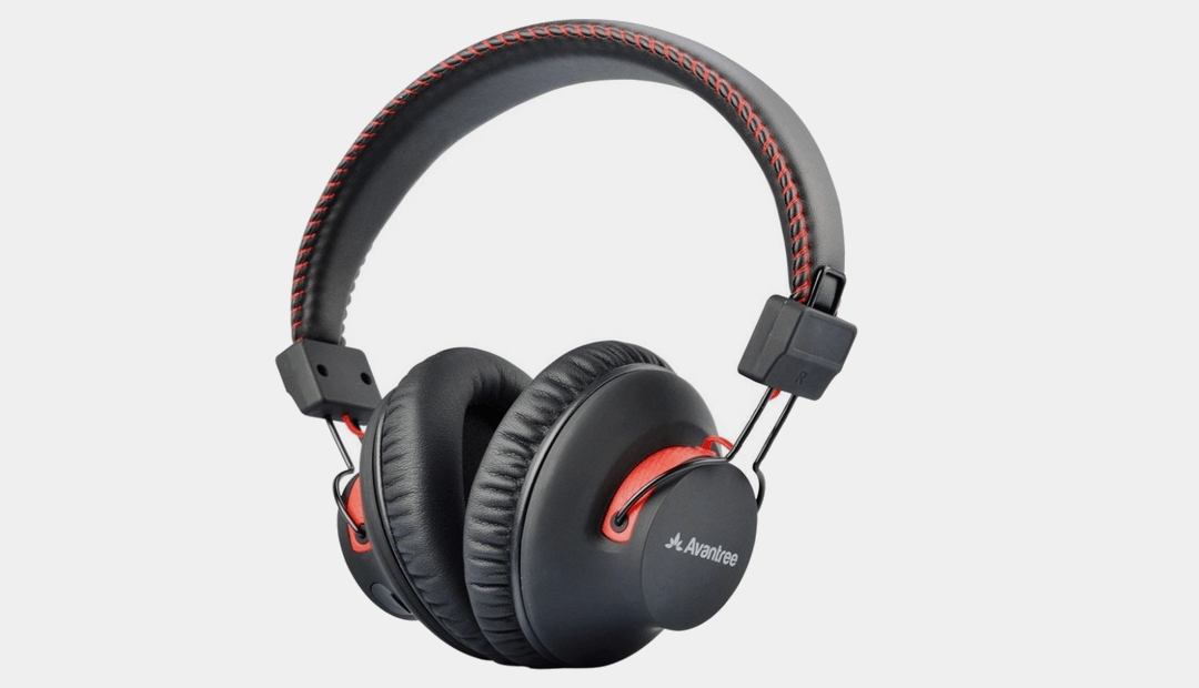 Avantree 40 Hour Wireless/Wired Bluetooth Headphones