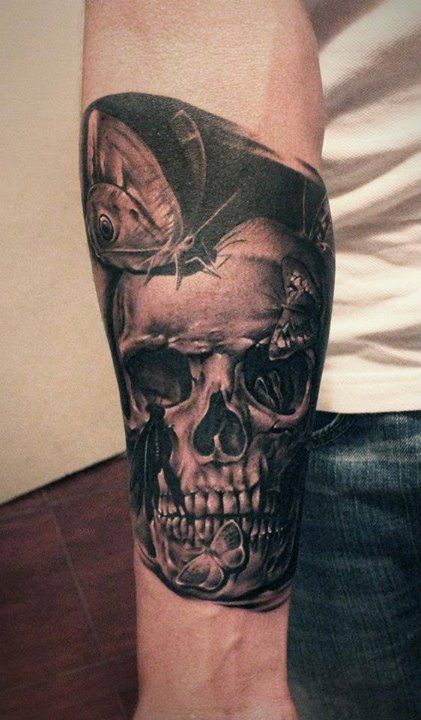 Butterfly-skull-tattoo-men-arm-photo