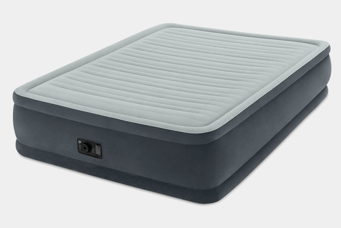 Intex Comfort Plush Elevated Dura-Beam Airbed with Built-in Electric Pump