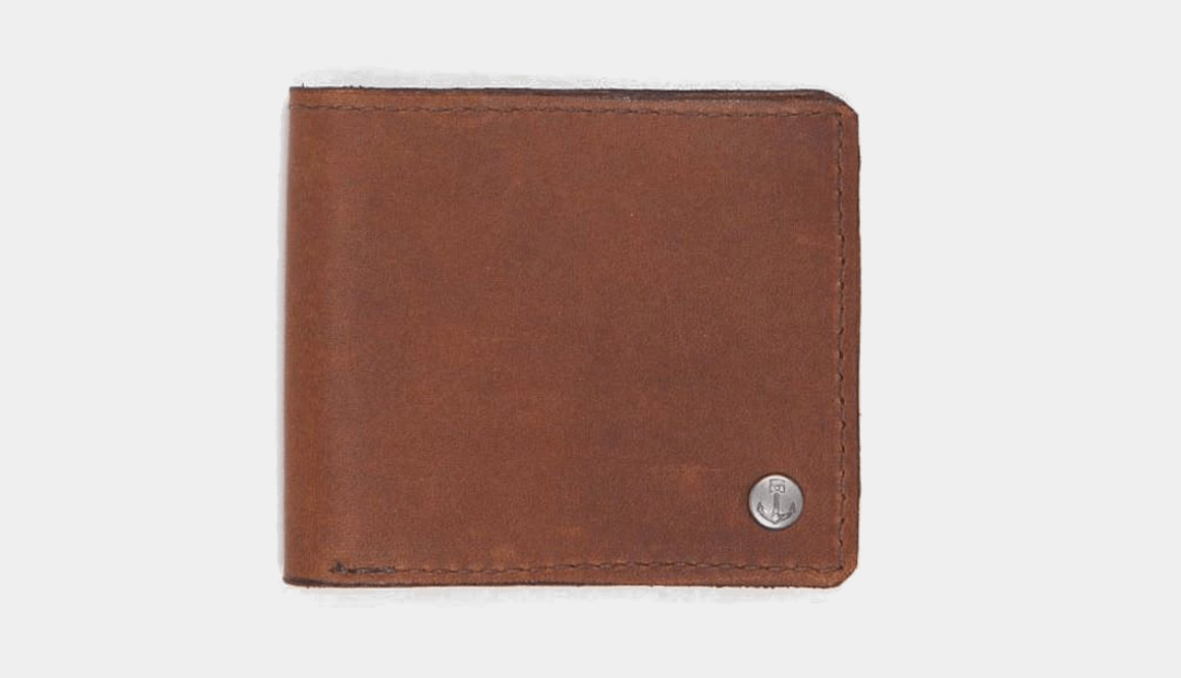 Iron and Resin Tucket Bi-Fold Wallet