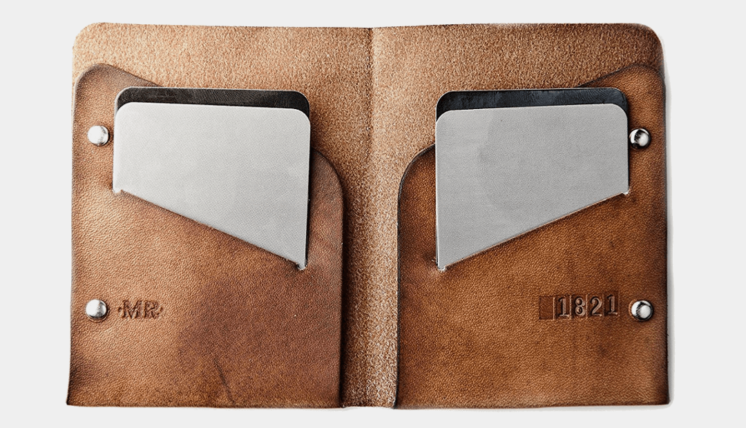 Lentz Minimal Leather Bi-Fold Wallet
