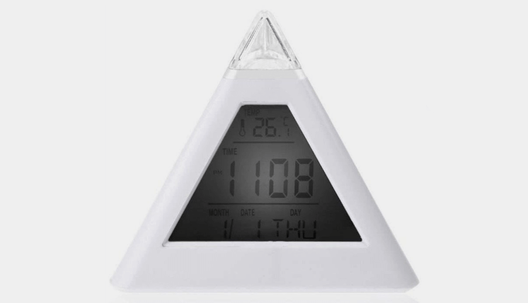 New Sky Tech Mini Pyramid Alarm Clock