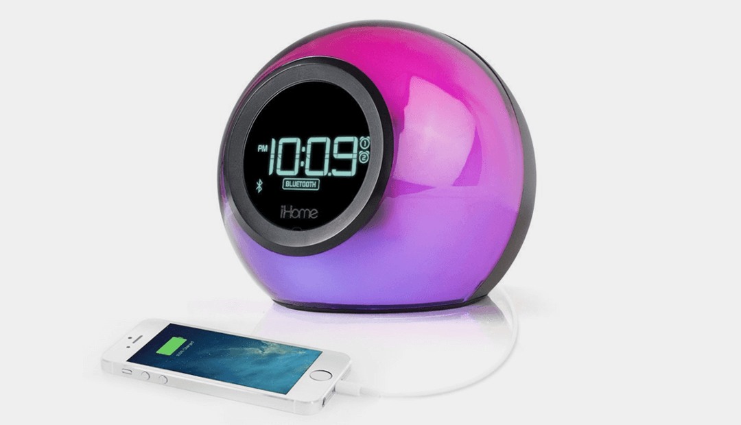 iHome Bluetooth Color Changing Radio Alarm Clock