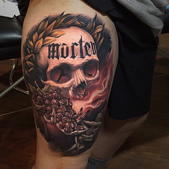 skull tattoo cool