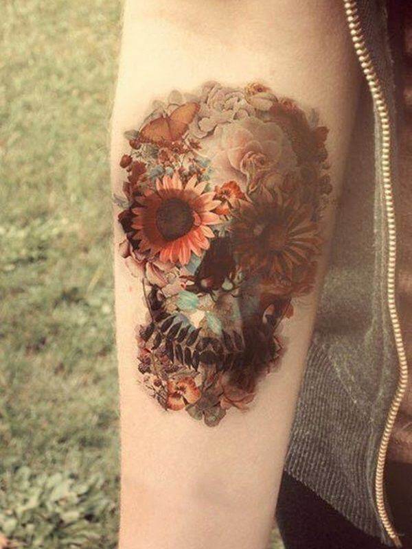 skull-tattoos arm