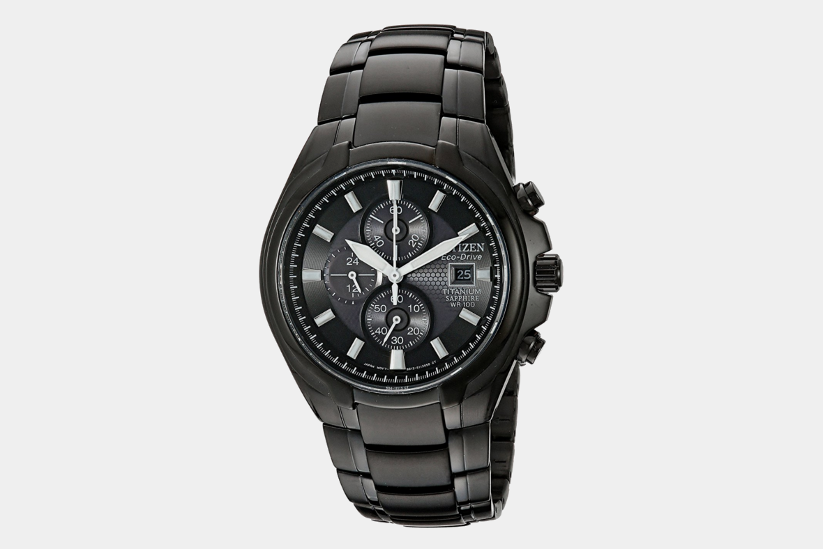 Citizen Men’s Eco-Drive Titanium Chronograph Watch