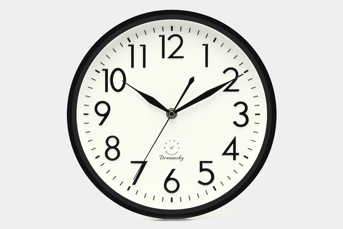 Dreamsky Silent Non-ticking Quartz Wall Clock