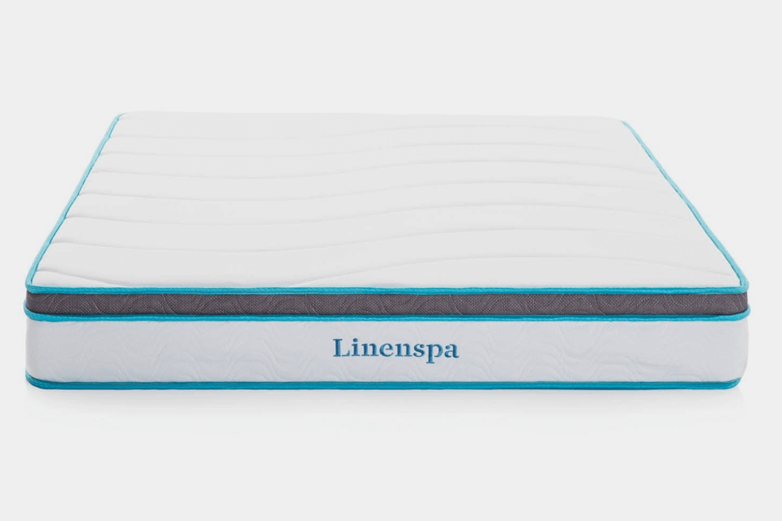 Linenspa 8-Inch, Queen Memory Foam and Innerspring Hybrid Mattress