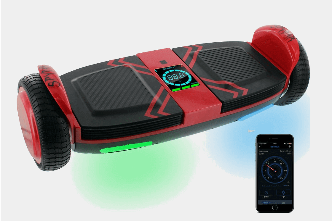 OSDRICH Hoverboard with LED Lights and App Control