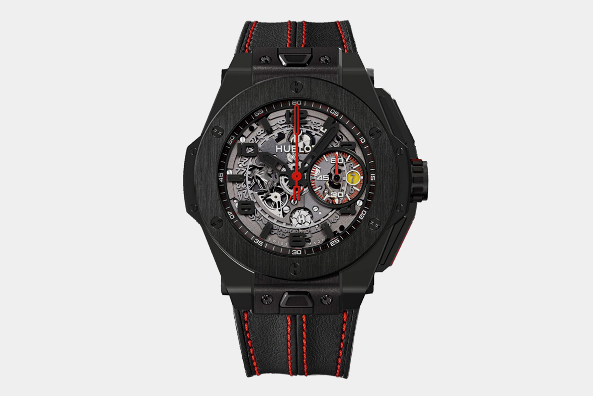 Hublot-Ferrari All Black Automatic Chronograph Limited Edition