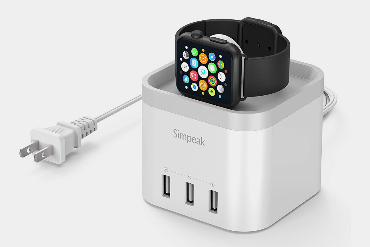 Simpeak 4 Port USB Charging Stand for Apple Watch