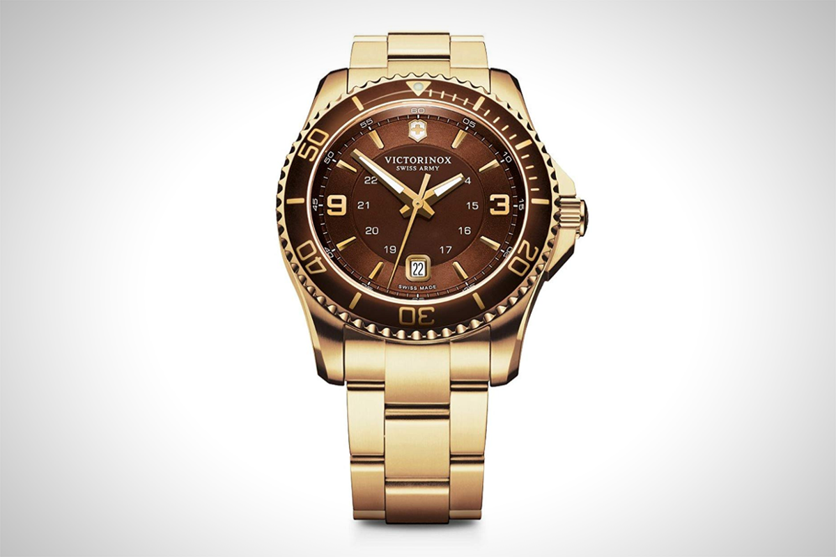 Victorinox Maverick Gold Watch