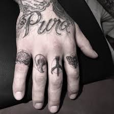 finger tattoo designs for men