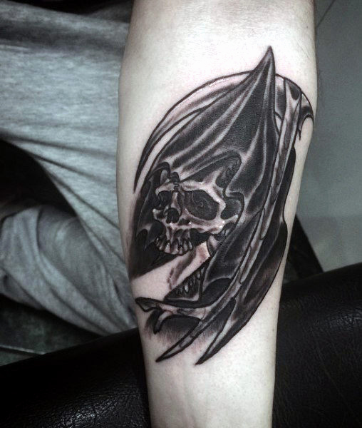 interesting grim reaper tattoo for men