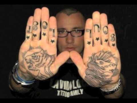 lost soul finger tattoos for men
