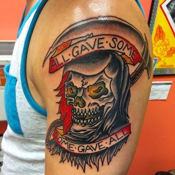 some gave all grim reaper tattoo for men