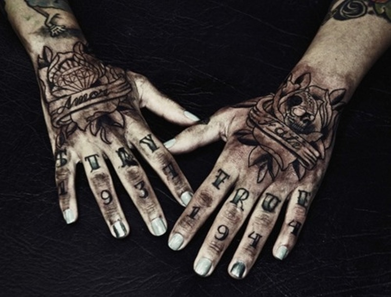 Tattoo für männer hand Tattoo am