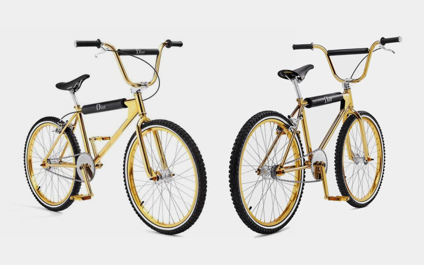 Bogarde X Dior Homme Gold BMX Bike