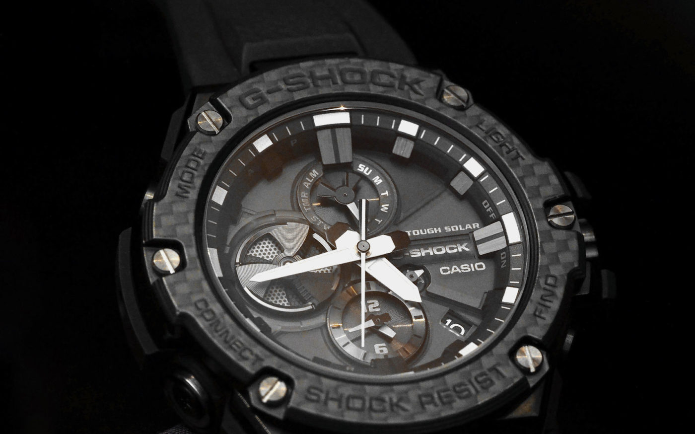 Casio G-Steel Connected - Bolstered by Carbon Bezel