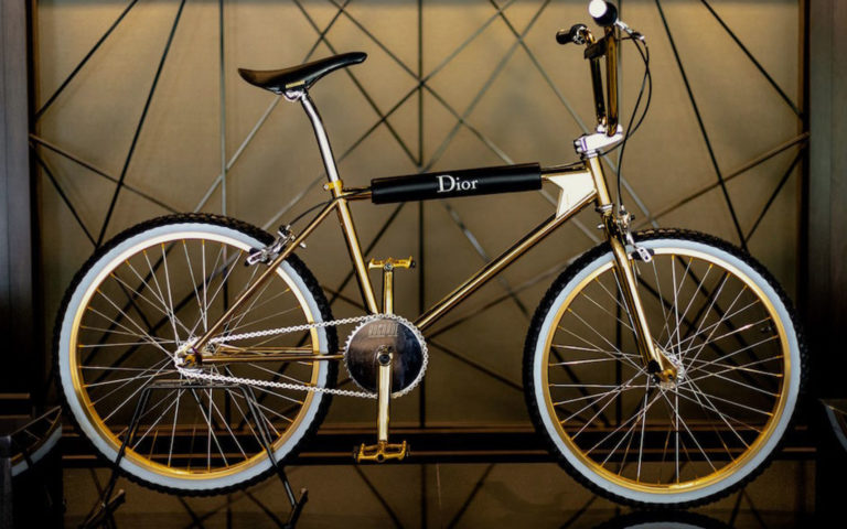 dior gold bmx bike