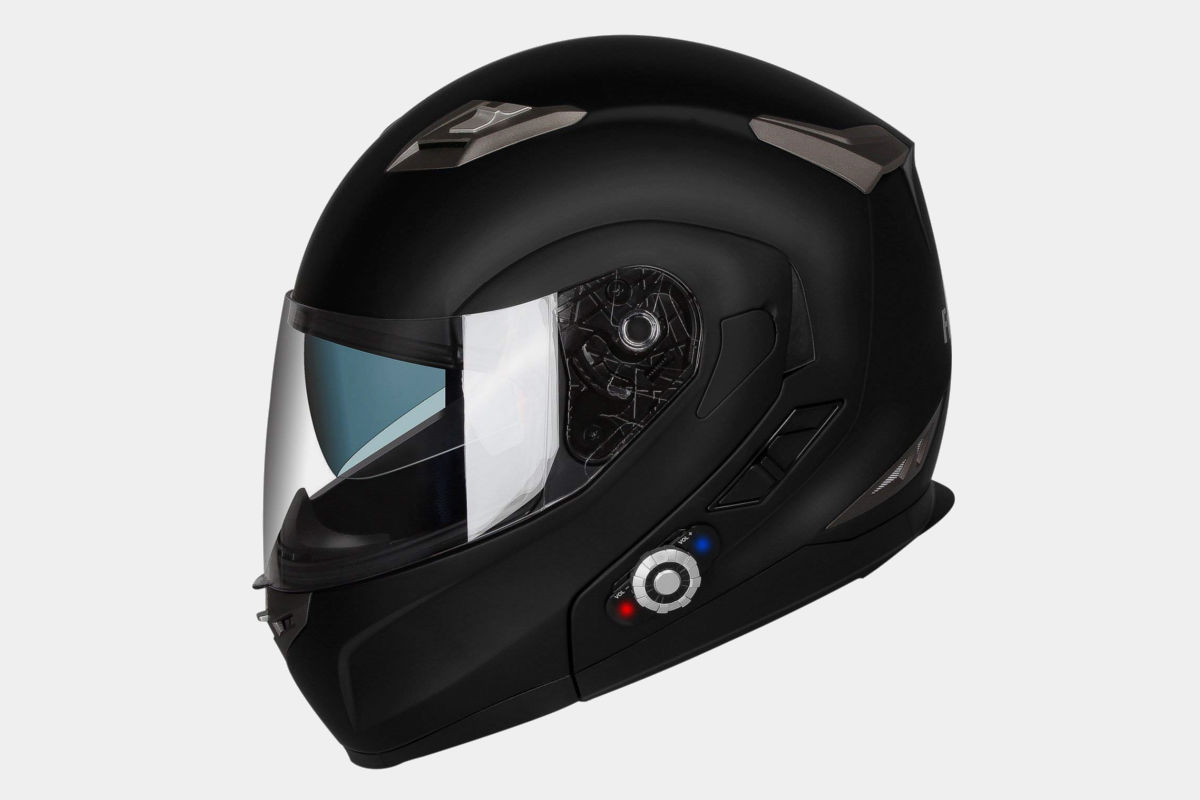 FreedConn Flip up Dual Visors Full Face Helmet