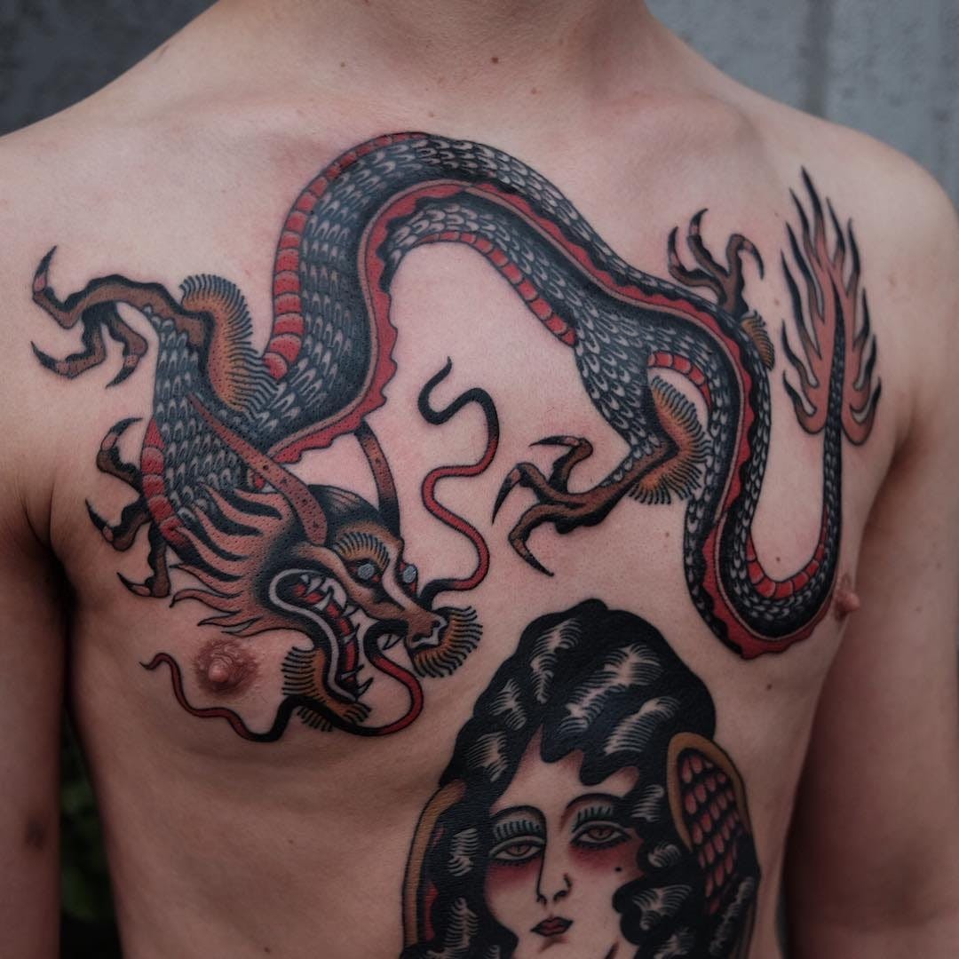 best chinese design tattoo for men