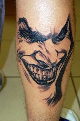 best joker design tattoo for men