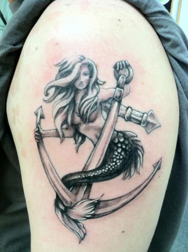 best mermaid design tattoo for men