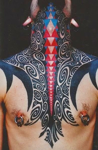 best neck design tattoo for men