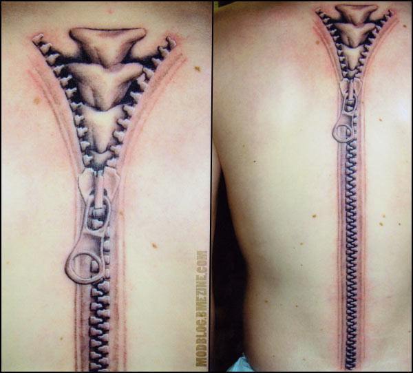best spine design tattoo for men