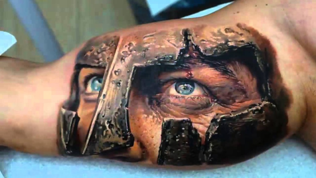 best warrior design tattoo for men