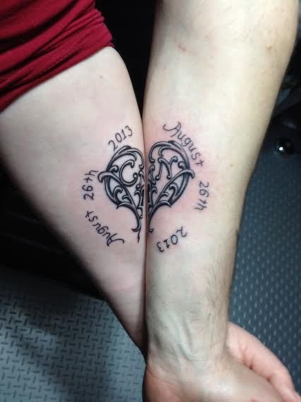 design matching couple tattoo
