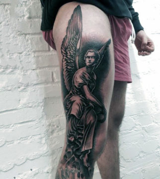 The 95 Best Guardian Angel Tattoos for Men | Improb