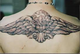 interesting guardian angel tattoo for men