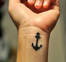 small anchor tattoo for men