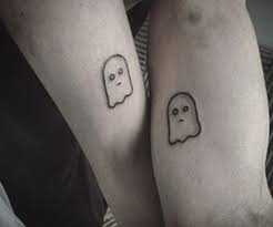 small ghosts tattoo for men