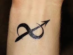 small infinity tattoo for men
