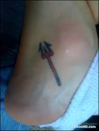 small pitchfork tattoo for men