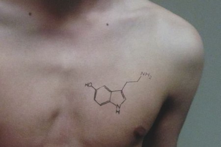 small science tattoo for men