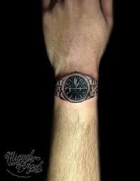 small watch tattoo for men