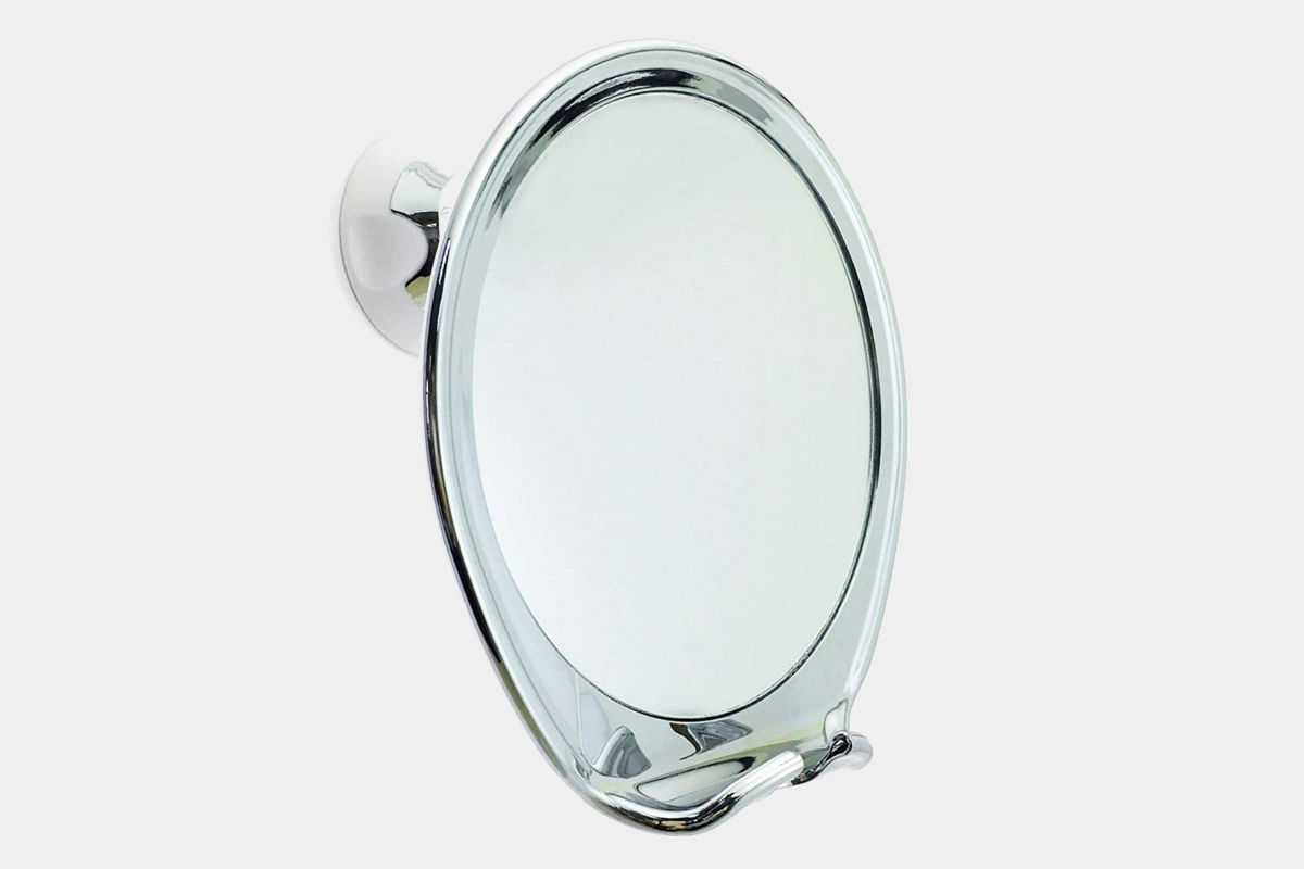 JiBen Fogless Shower Mirror with Power Locking Suction Cup