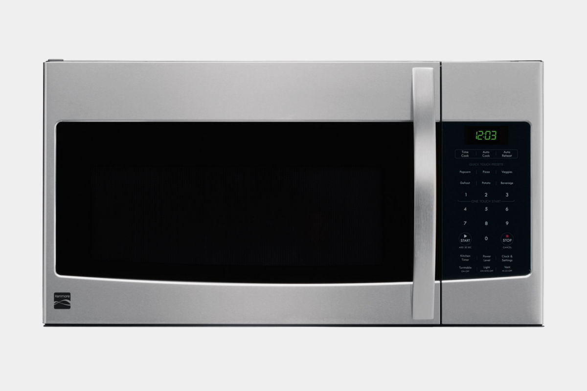 Kenmore 80333 Microhood Stainless Steel Over-the-Range Microwave