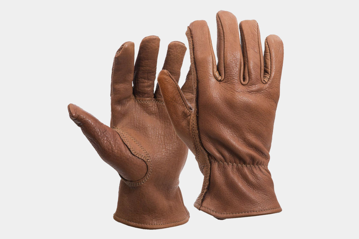 American Made Buffalo Leather Work Gloves