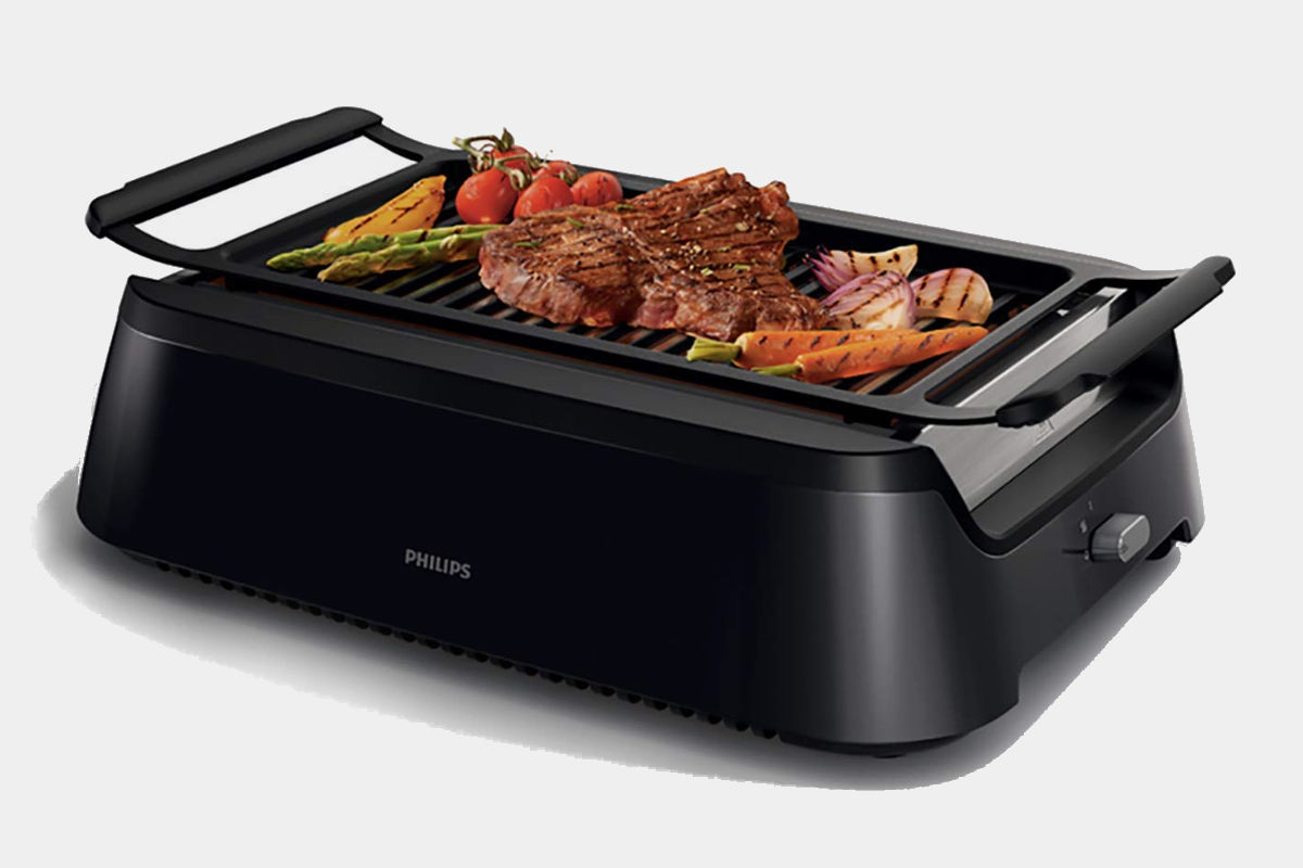 Philips Smokeless Indoor BBQ Grill, Avance Collection