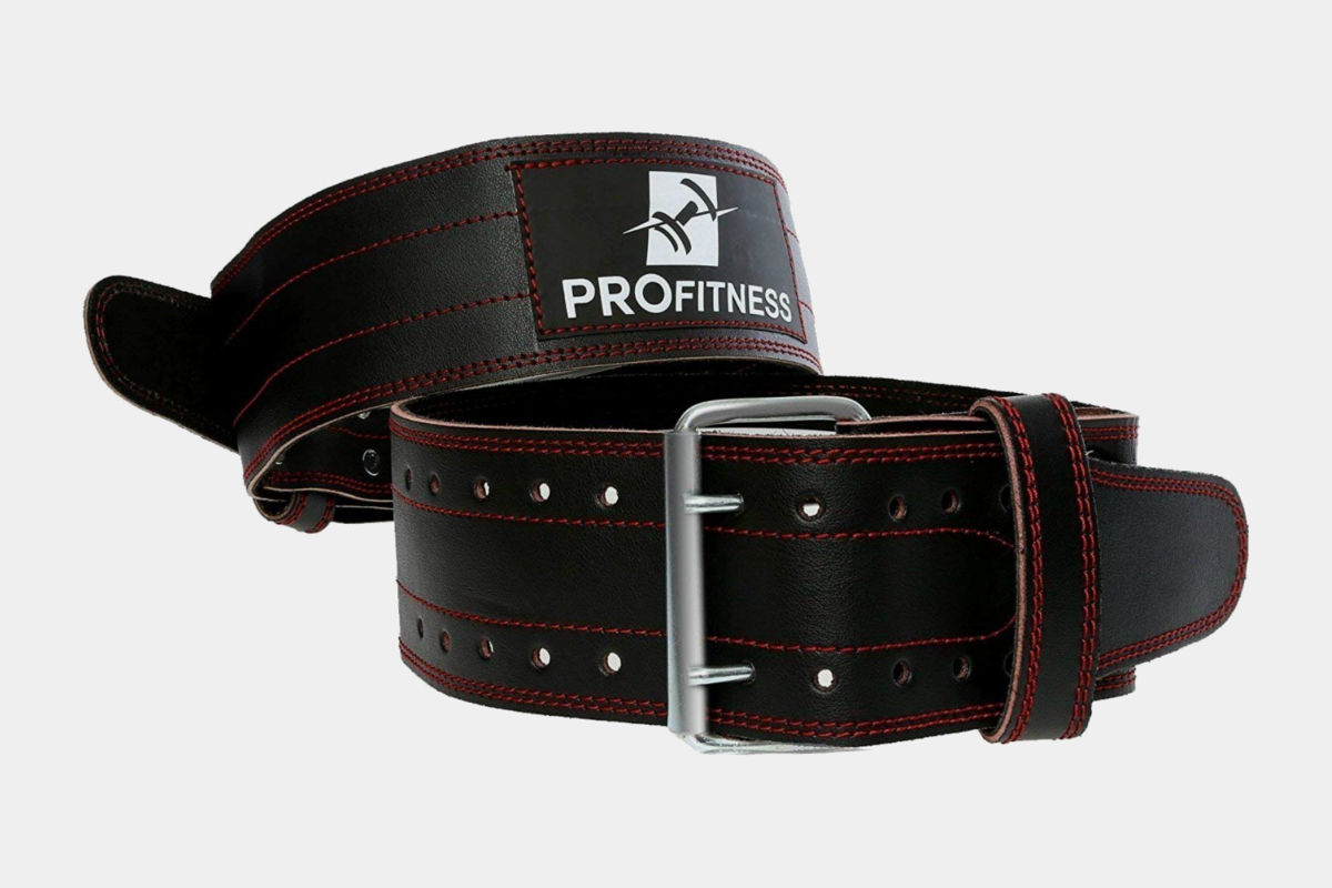 ProFitness Genuine Leather Workout Belt