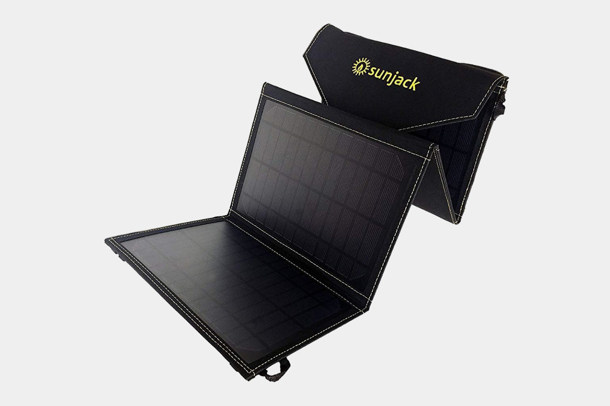 SunJack 20W Solar Charger and Power Bank