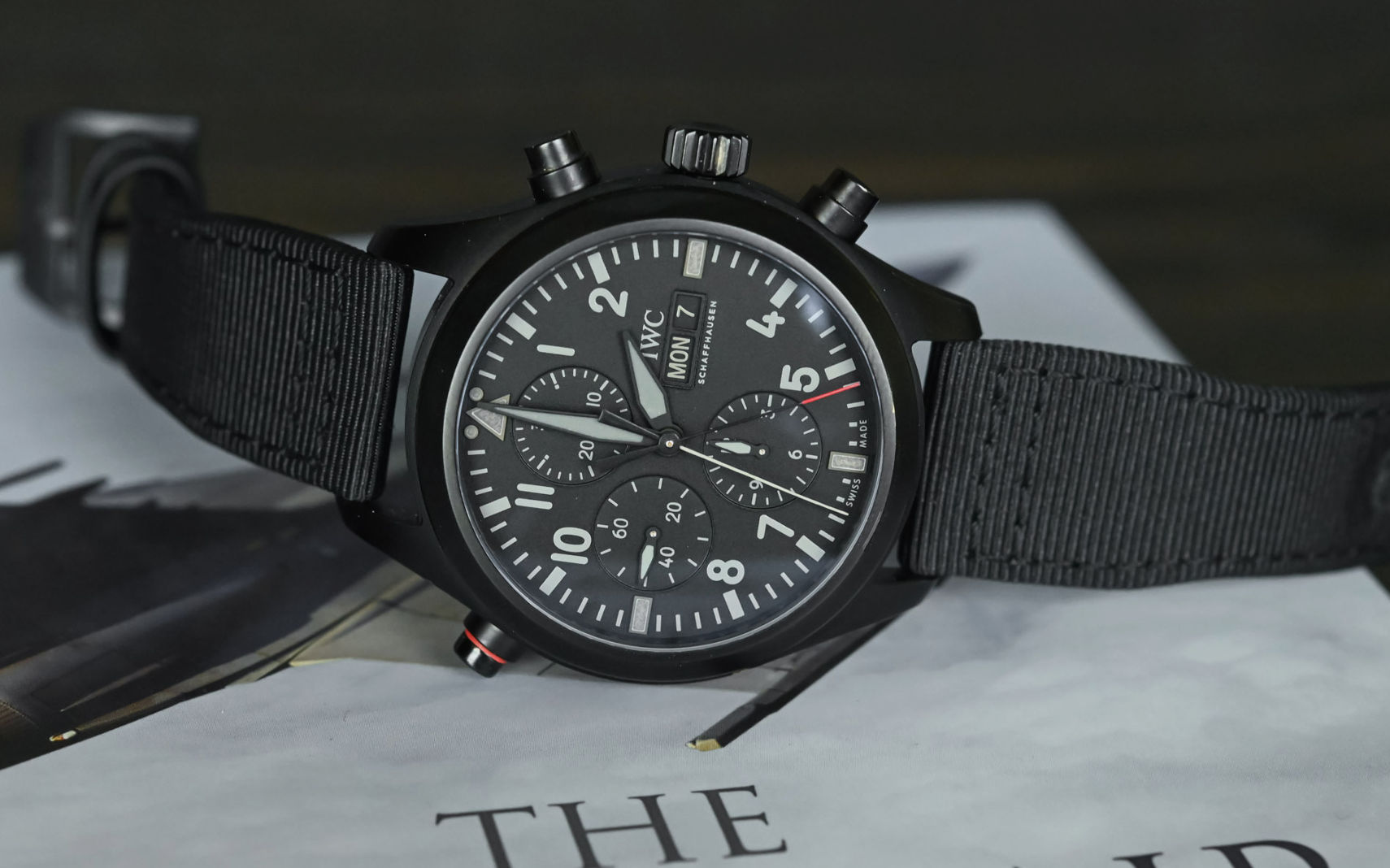 IWC Pilot’s Double Chronograph Top Gun Ceratanium Watch