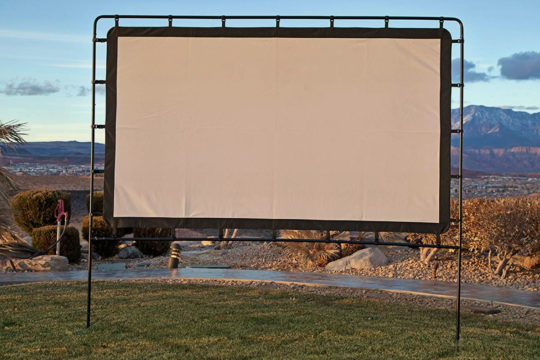 The 12 Best Outdoor Projector Screens | Improb